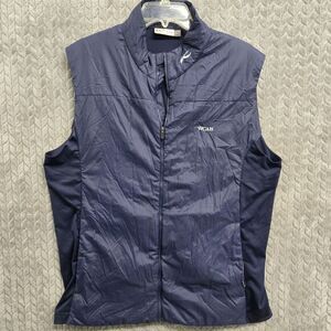 KJUS Mens Radiation Vest Golf Blue Size 54 XL WCAS‎ Company Logo